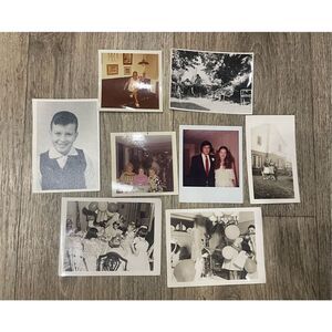 Vintage Authentic 1960’s Old Photographs Pictures Bundle of 8